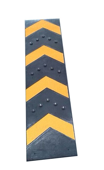 Parking signage arrow with reflectors