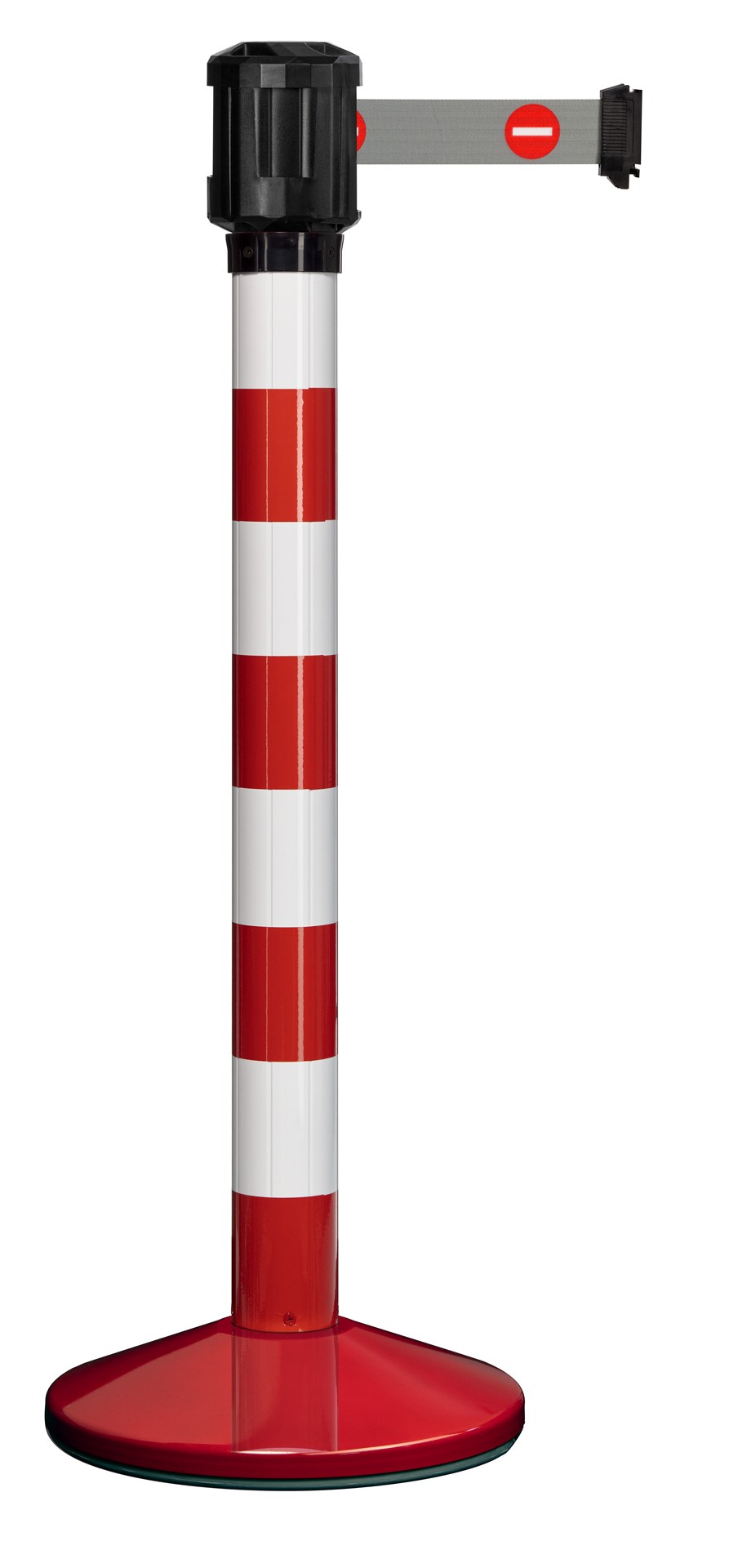 Poteau de guidage extérieur à sangle premium base lestée