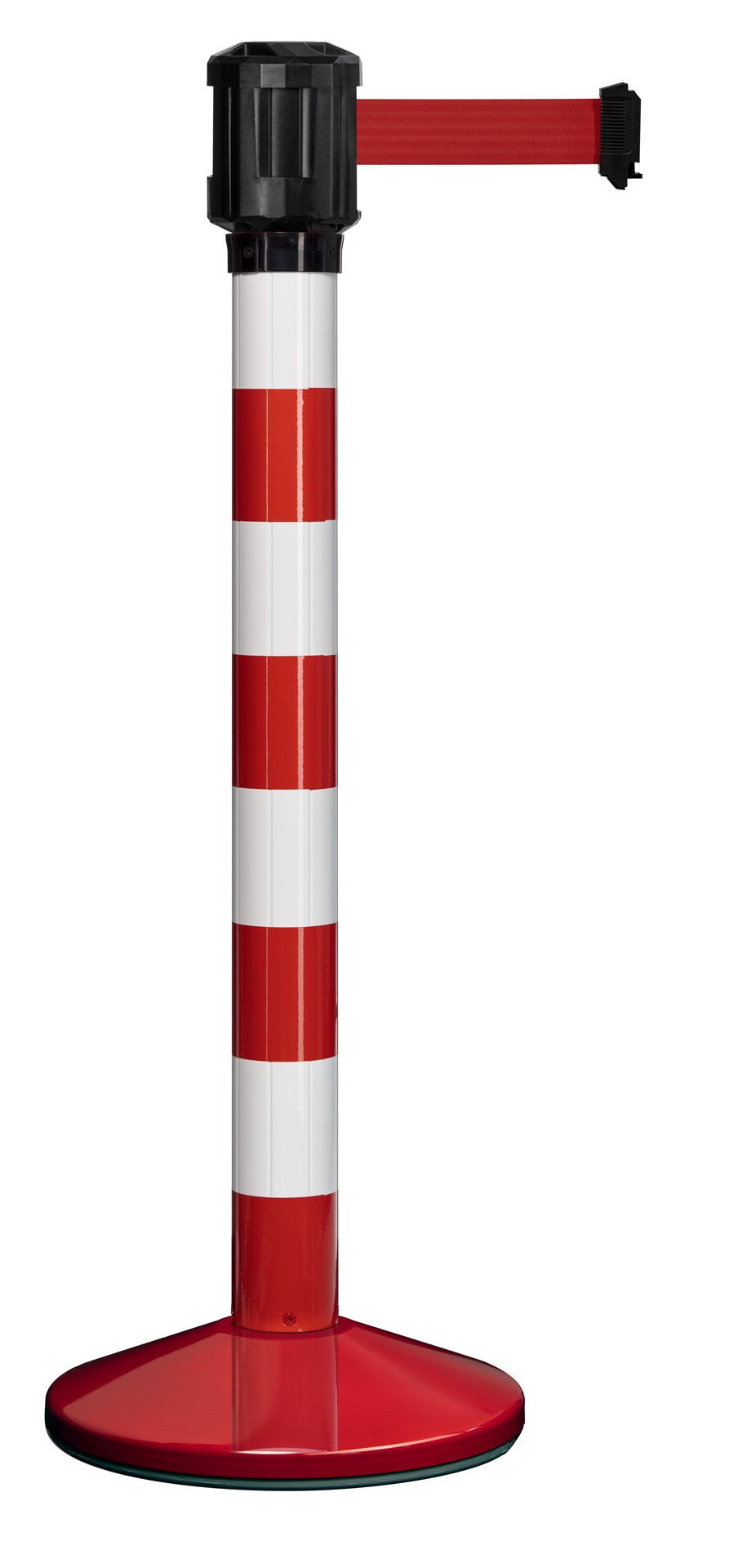 Poteau de guidage extérieur à sangle premium base lestée