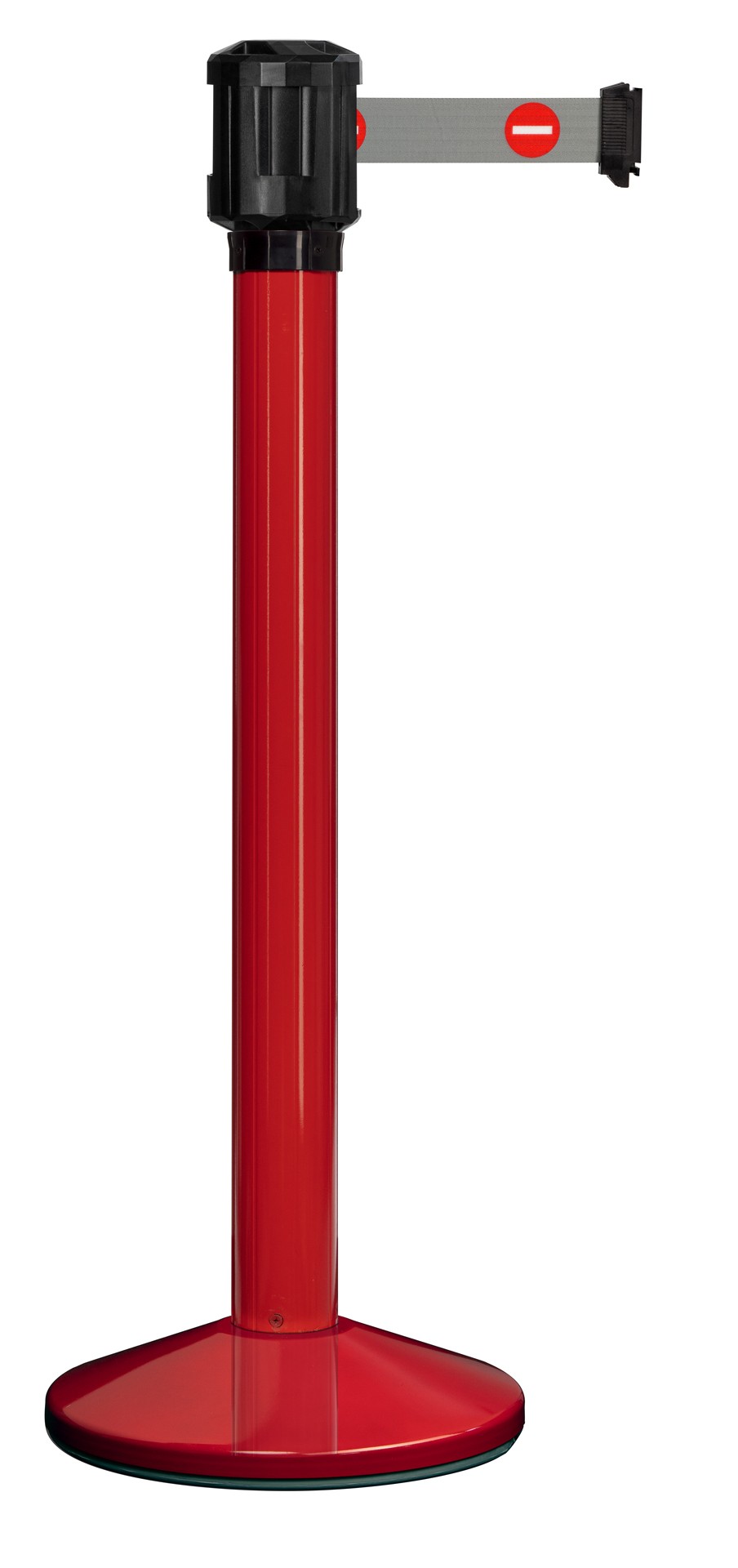 Poteau de guidage extérieur à sangle premium base lestée