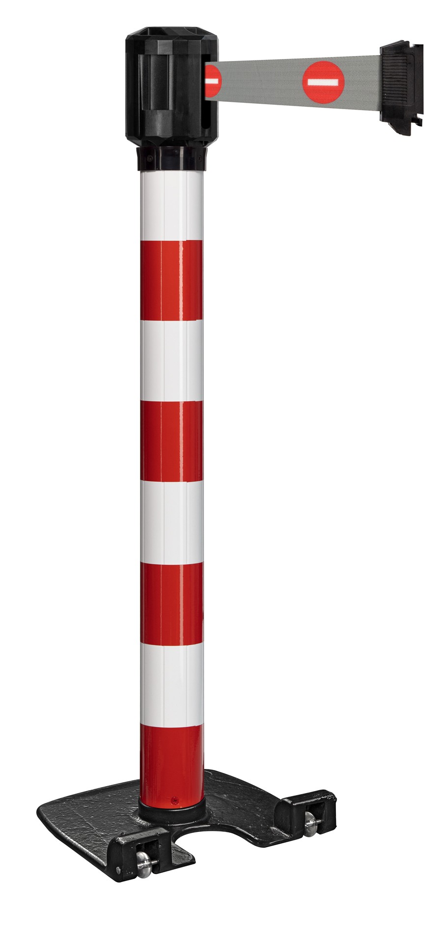 Poteau de guidage extérieur à sangle premium base lestée