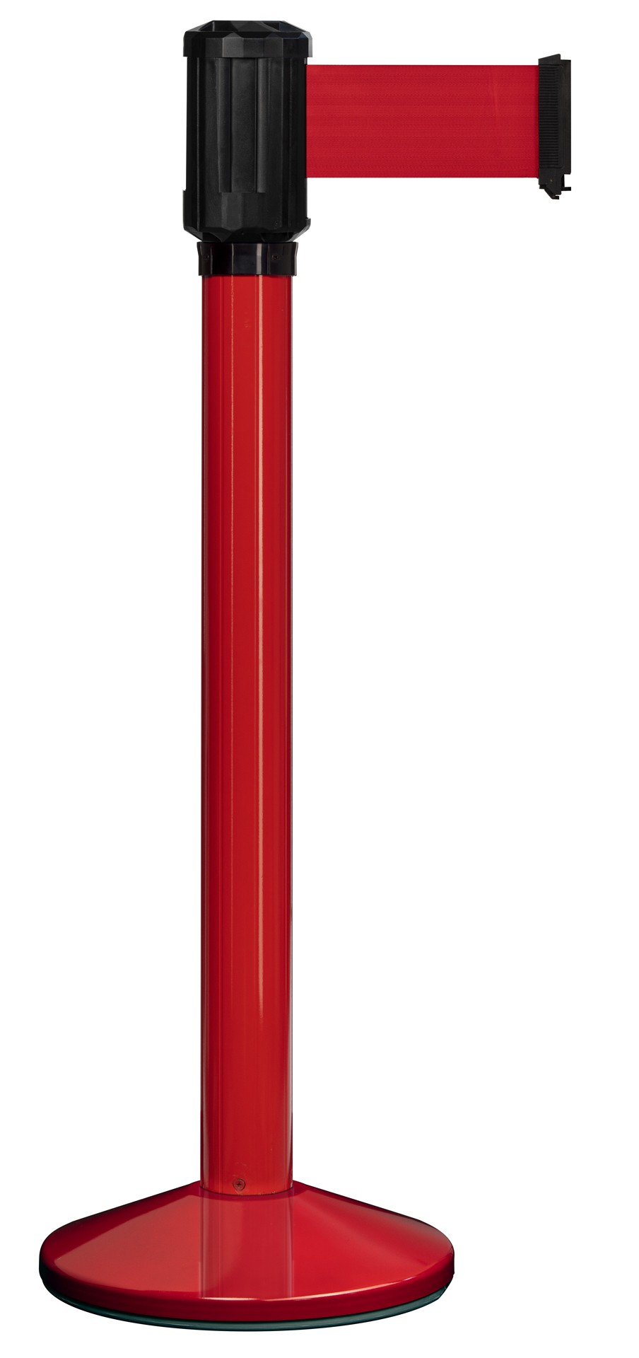 Poteau de guidage extérieur à sangle premium base lestée