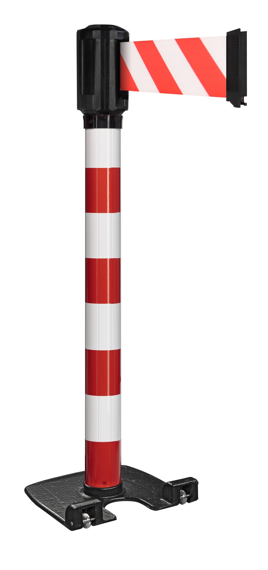 Poteau de guidage extérieur à sangle premium base lestée