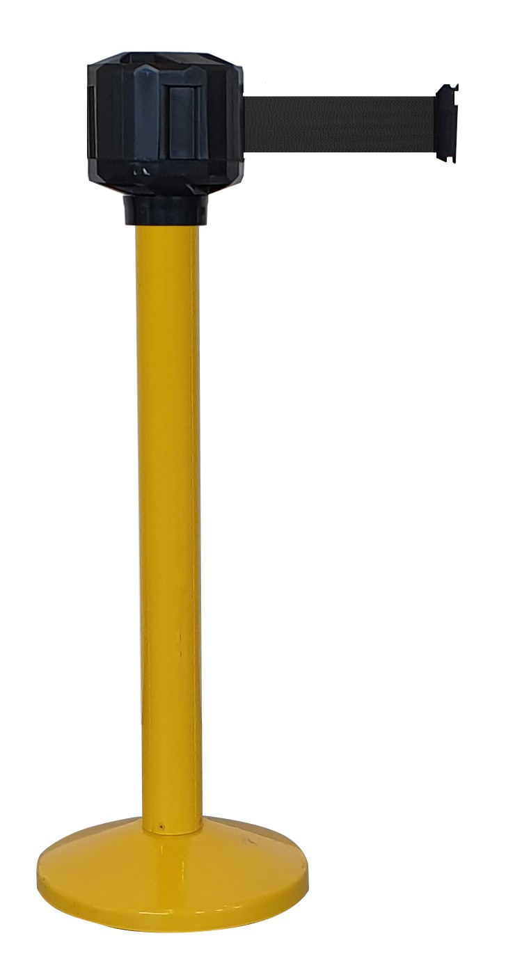 Poteau de guidage extérieur à sangle premium base lestée