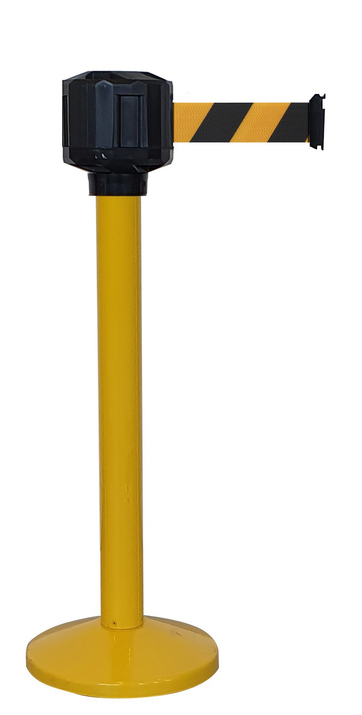 Poteau de guidage extérieur à sangle premium base lestée
