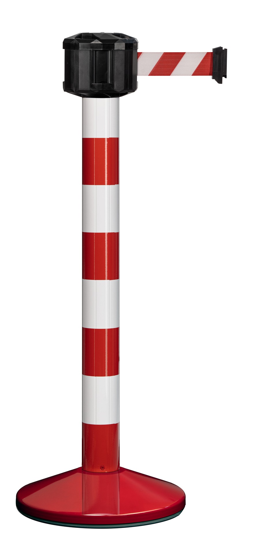 Poteau de guidage extérieur à sangle premium base lestée