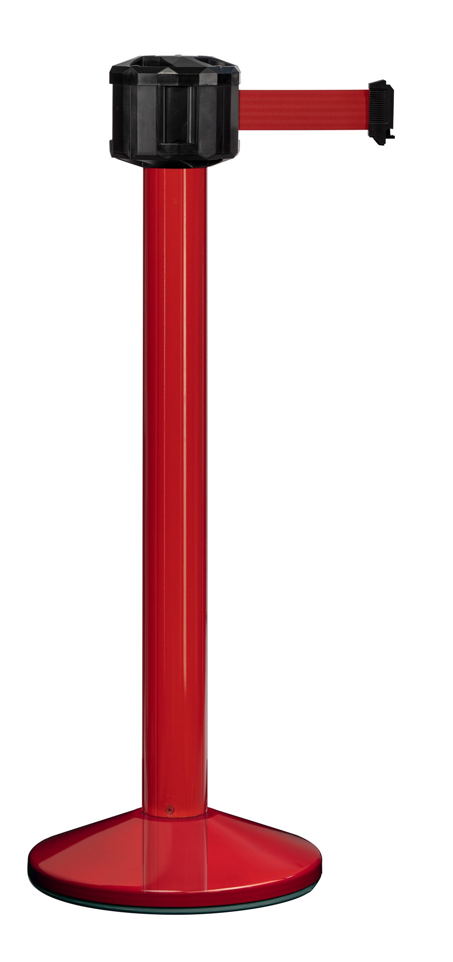 Poteau de guidage extérieur à sangle premium base lestée