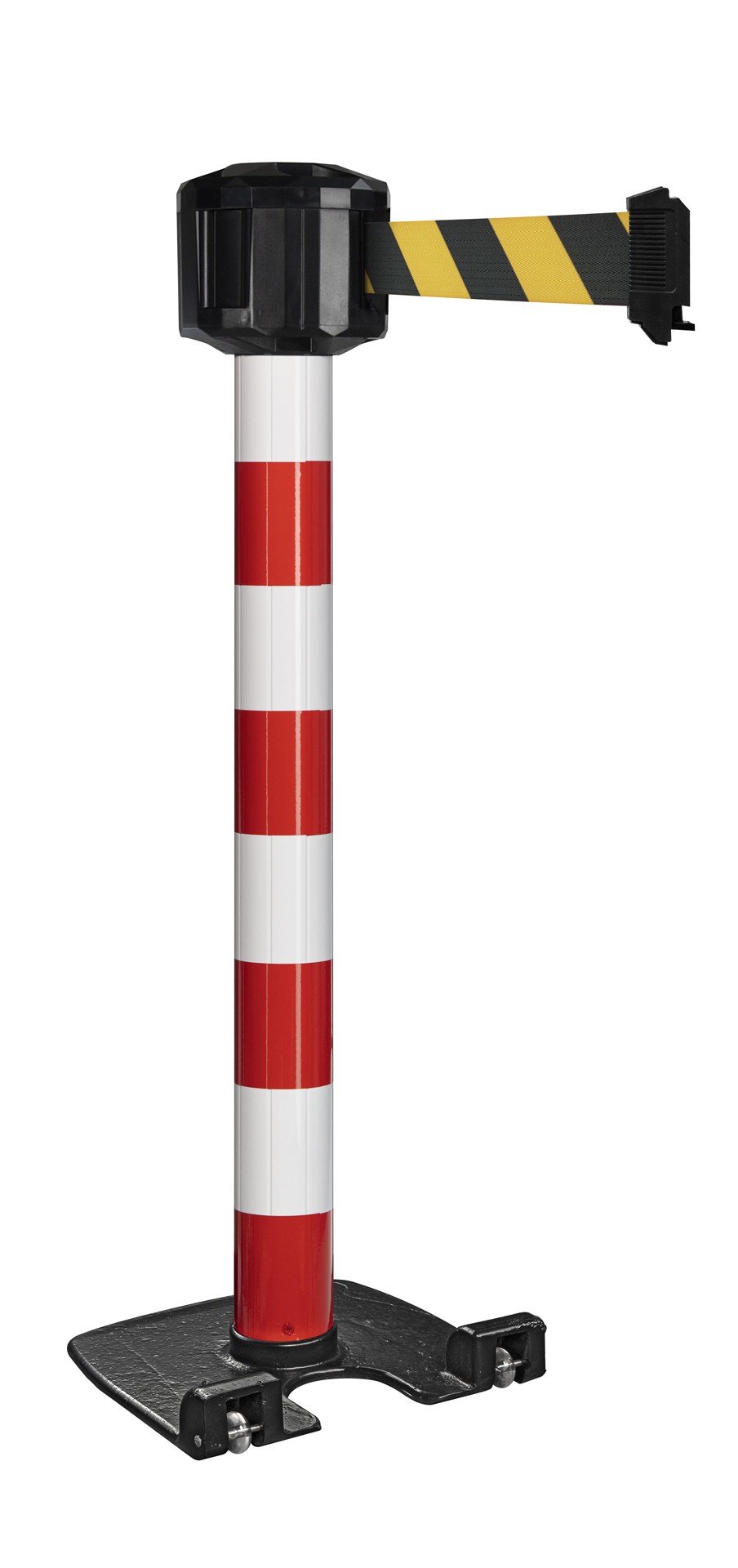 Poteau de guidage extérieur à sangle premium base lestée