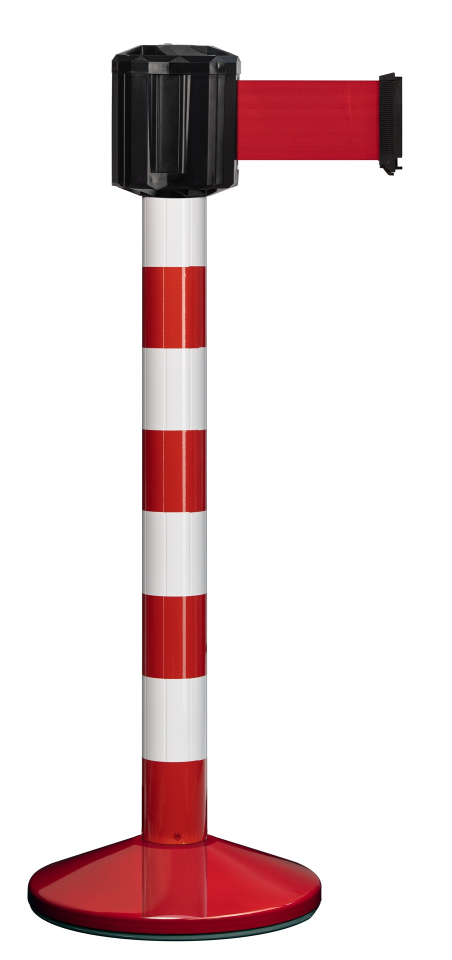 Poteau de guidage extérieur à sangle premium base lestée