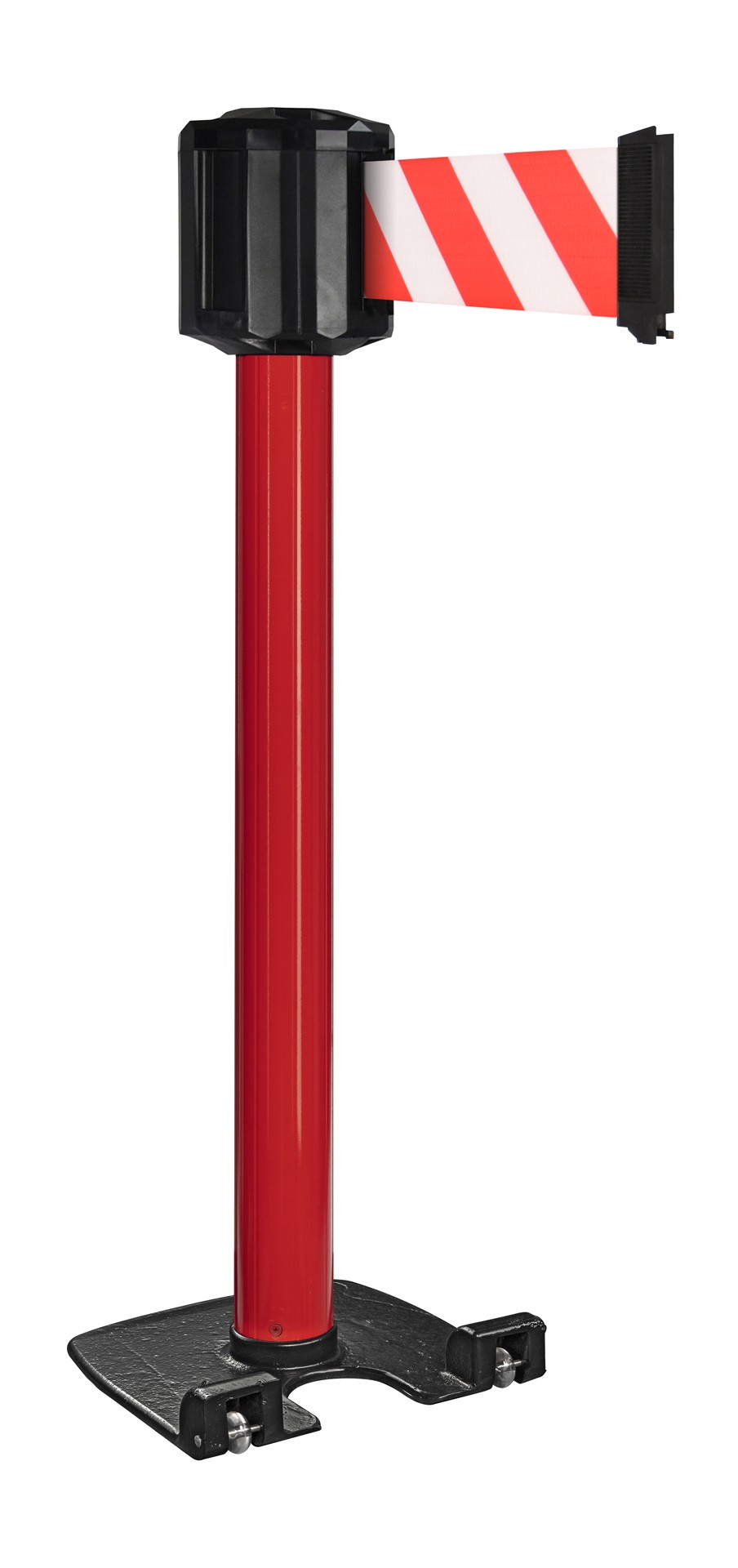 Poteau de guidage extérieur à sangle premium base lestée