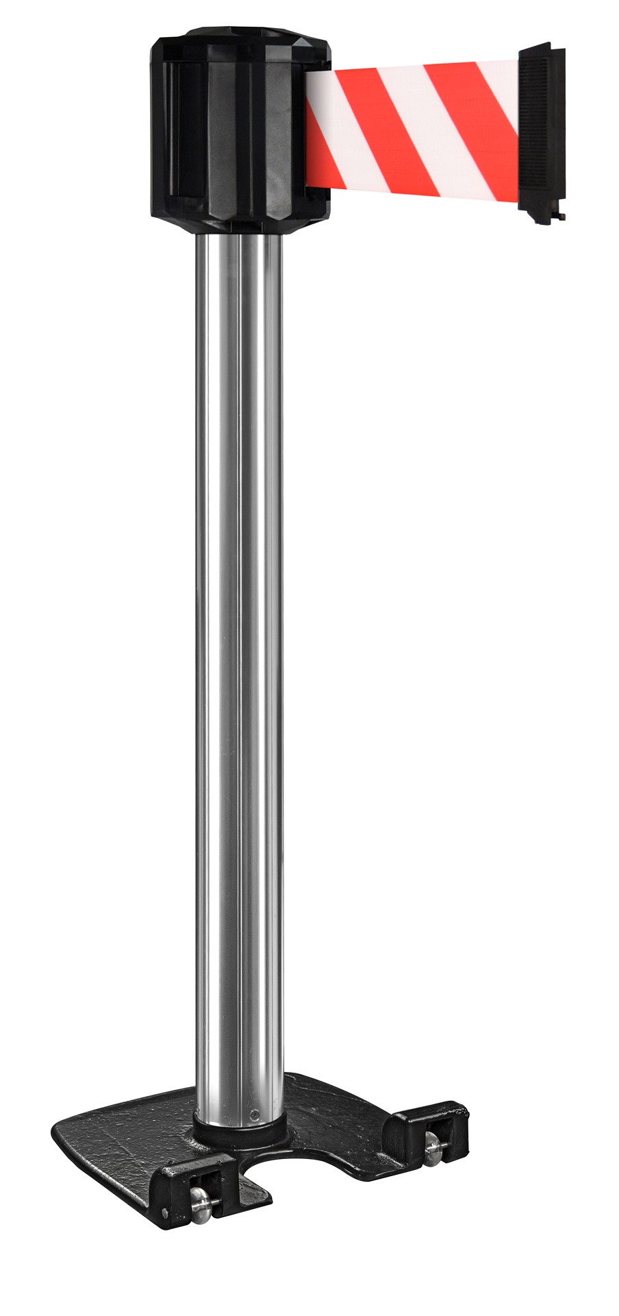 Poteau de guidage extérieur à sangle premium base lestée