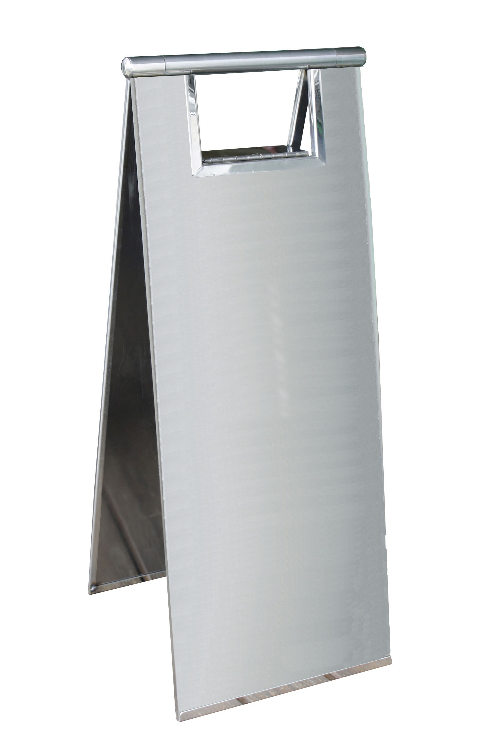 Stainless steel danger warning stand
