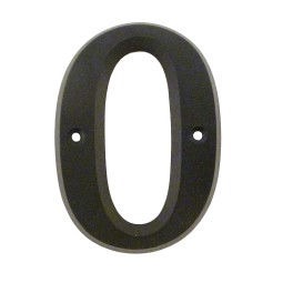 Black nail-on numeral 