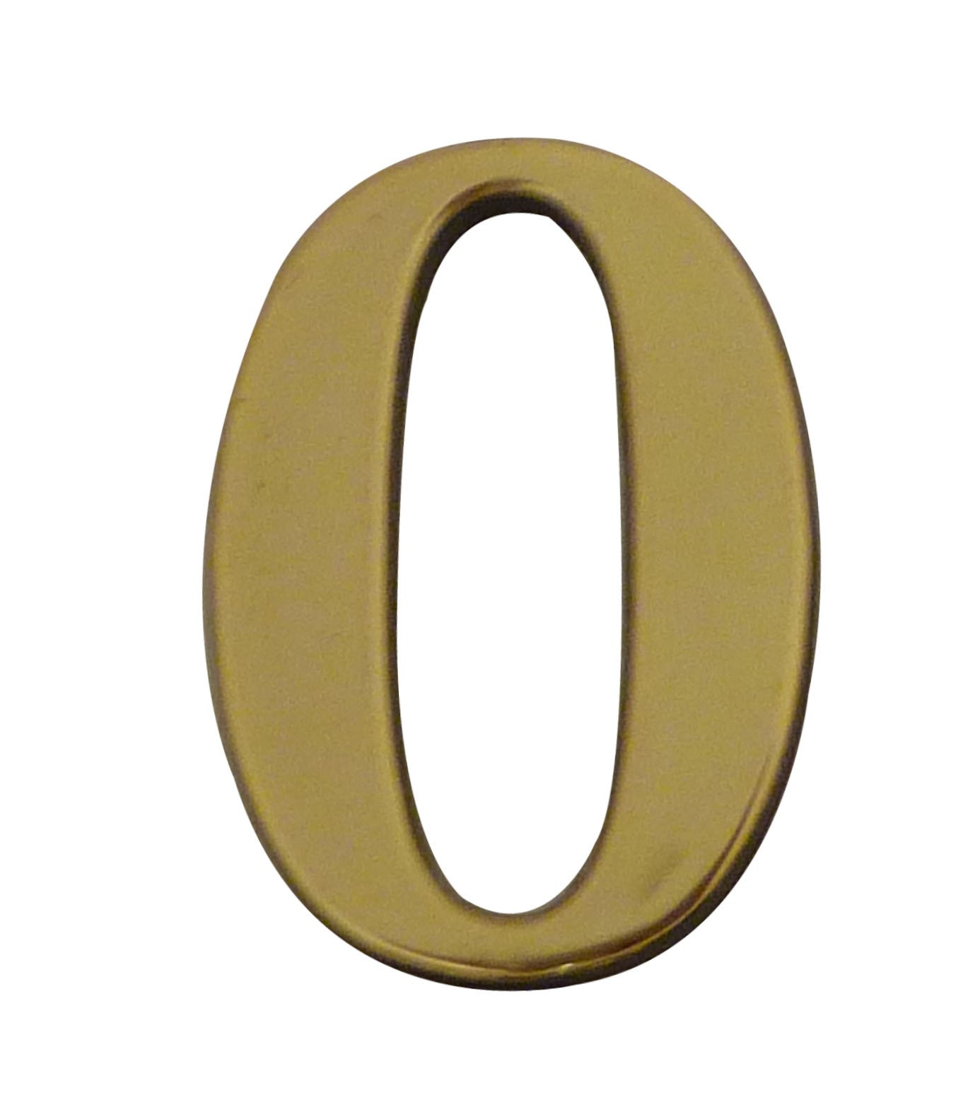 Golden adhesive numeral