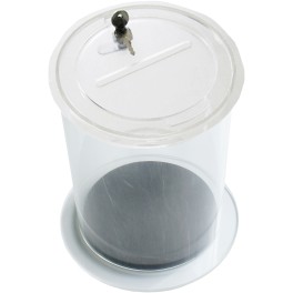 Round ballot box with keys from 15L to 50L - Viso