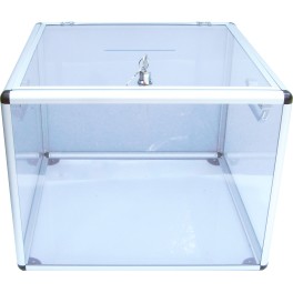 Standard ballot box with key from 25L to 48L - Viso