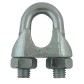 Zinc-plated standard wire rope clip - Viso