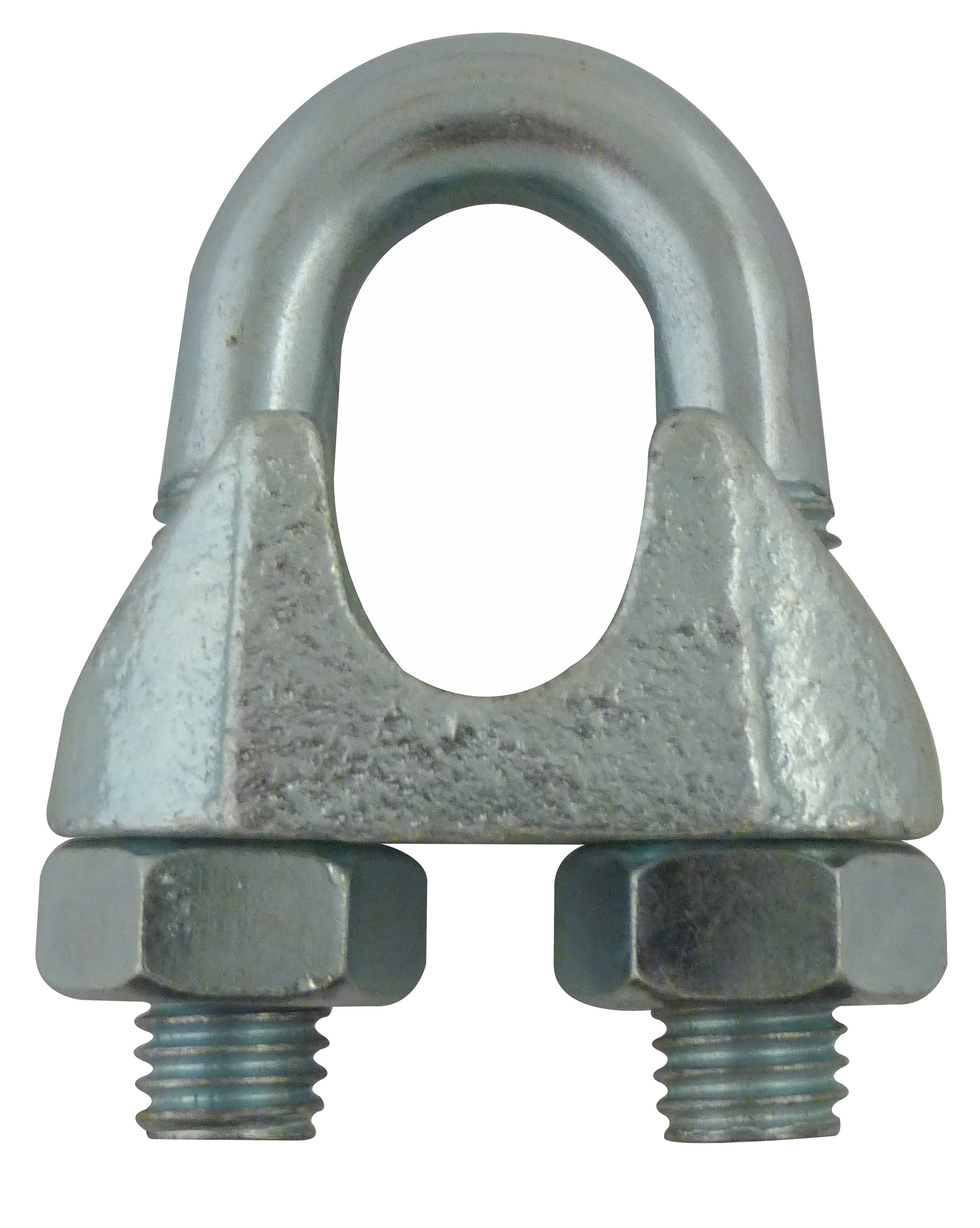 Steel wire rope clip