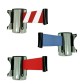 2m wall-mounted strap retractor