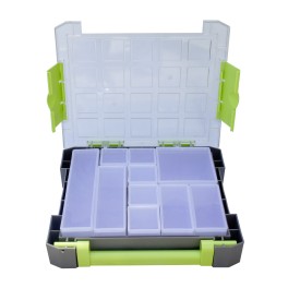 Case with removable lidded containers - Viso