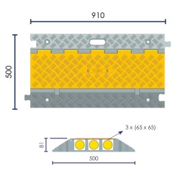 Cable pass 2 channels