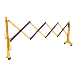 Barrière extensible plastique avec roulettes 2 m