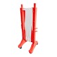 Extendable plastic safety barrier