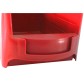 Stackable storage bin with large opening, available in sizes from 1L to 28L