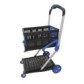 Folding trolley with 2 platforms