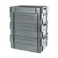 Stackable and nestable bin