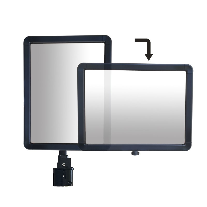 Accessory for exhibition post for elastic cord