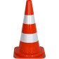 Marking cone with reflective band