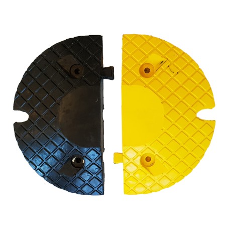 modular speed bump end cap