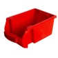 Nestable and stackable bin with a capacity ranging from 1L to 28L