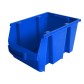 Nestable and stackable bin with a capacity ranging from 1L to 28L
