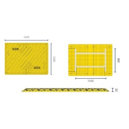 Road plate 1620 mm