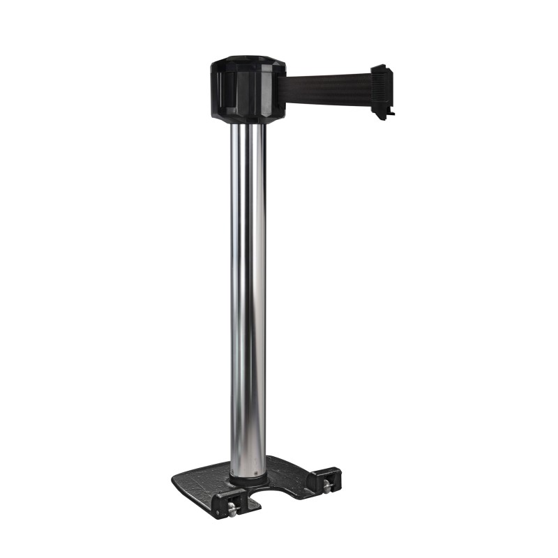 Premium Strap Outdoor Guide Post Heavy-Duty Base with Wheels