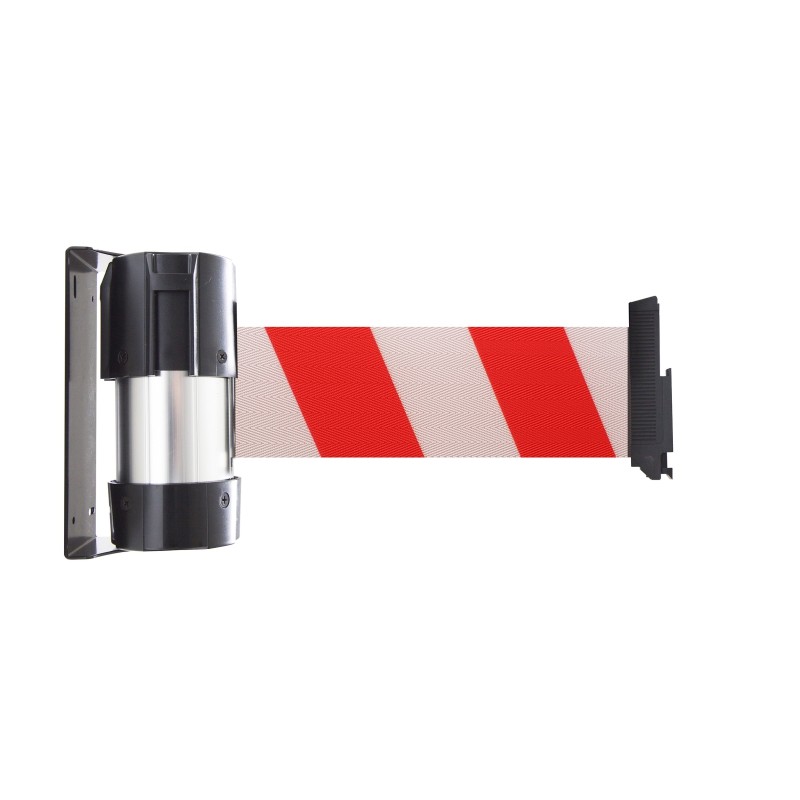 Premium wall-mounted strap retractor 4M x 10cm