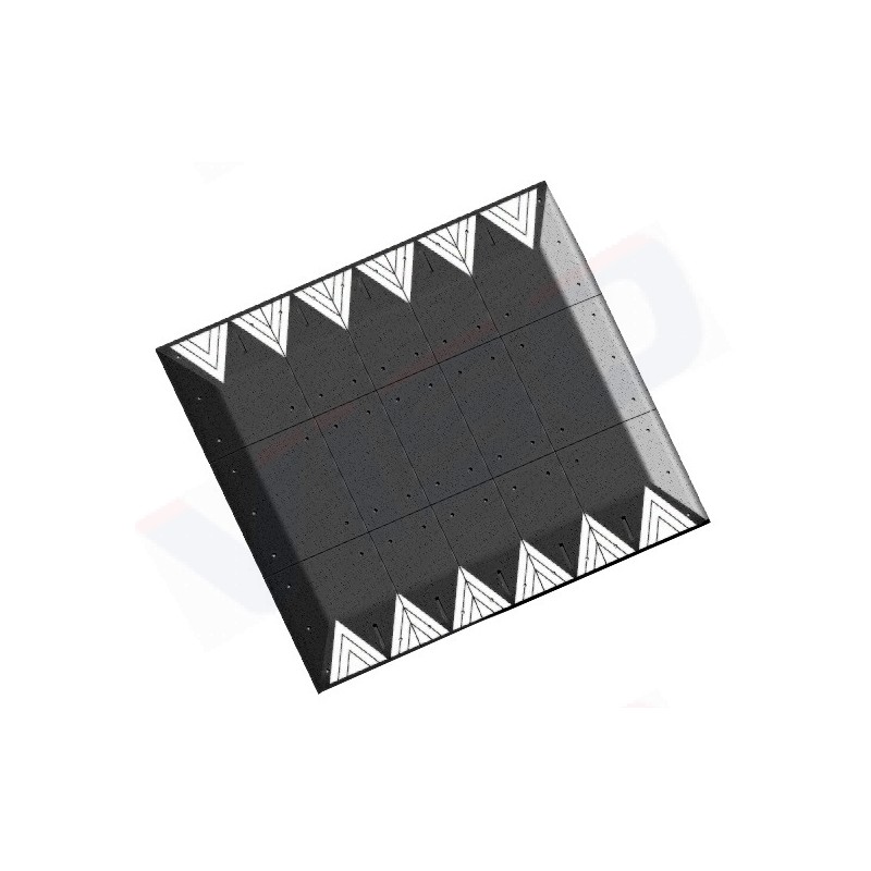 Plateau ralentisseur H 65 mm