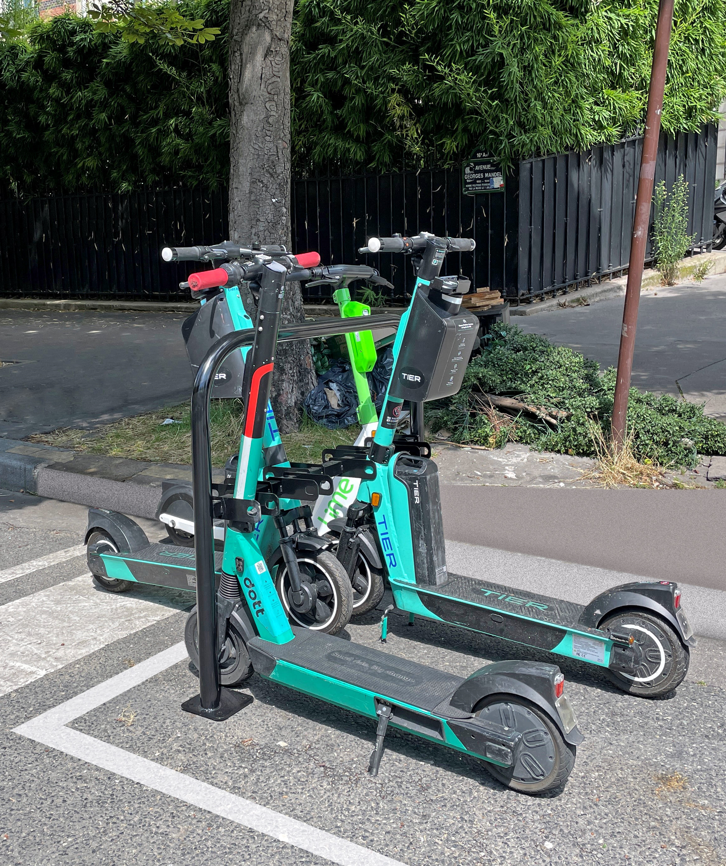 Rack à trottinette