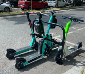 Rack à trottinette