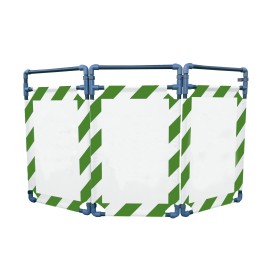 PVC intervention barrier 1000 mm