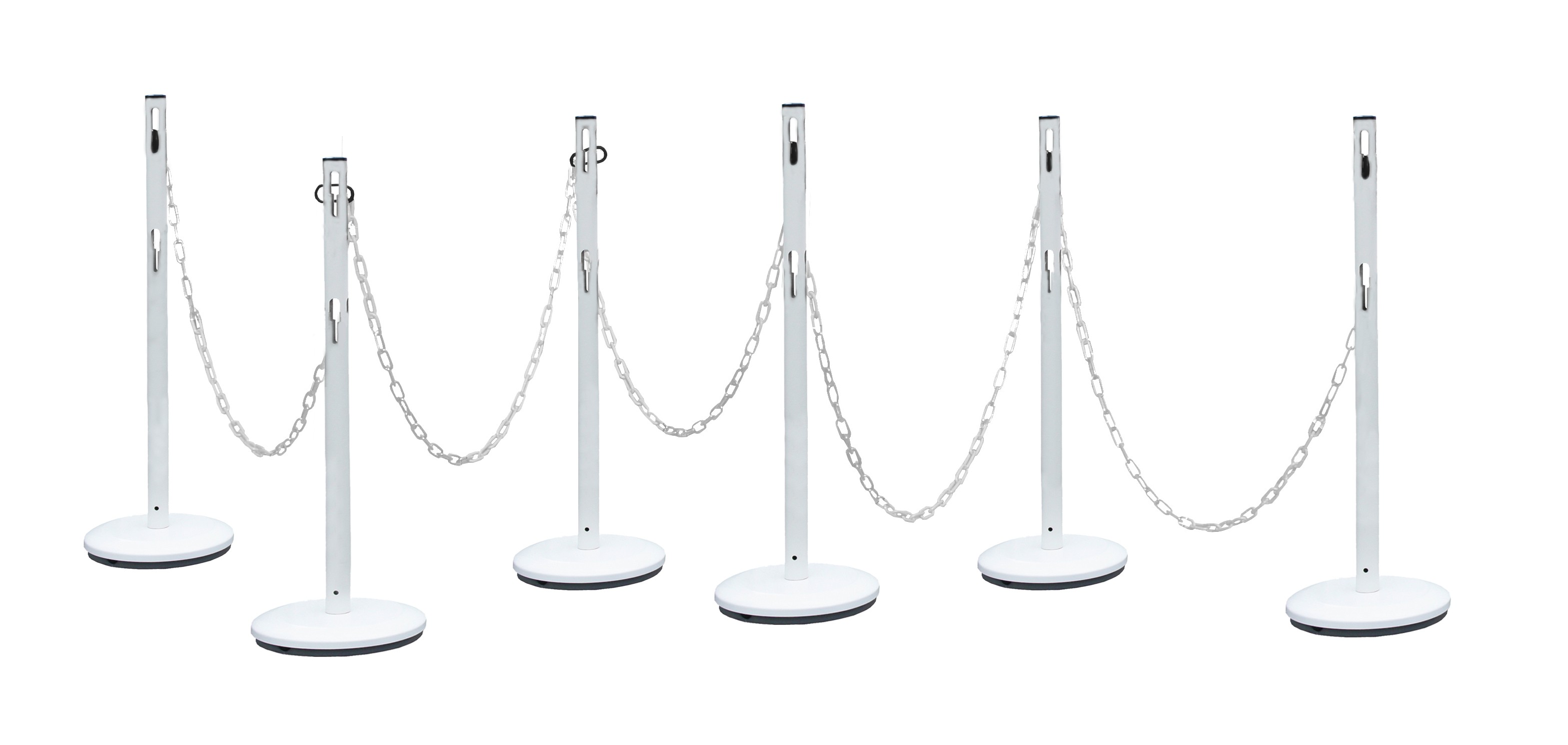 Poteau chaine acier kit 15 m