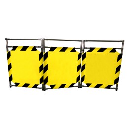 Staineless steel intervention barrier 1000 mm