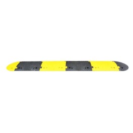 Complete black/yellow modular speed bump