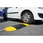 Complete black/yellow modular speed bump