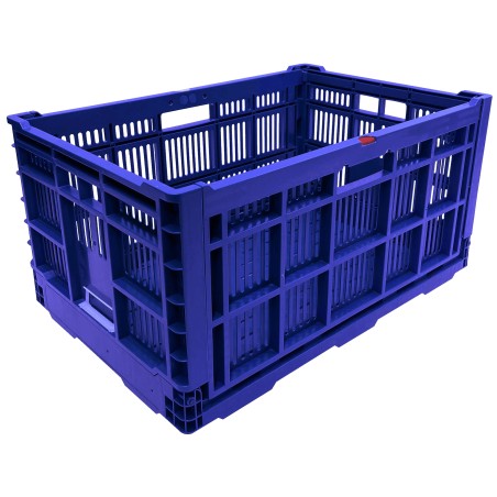 Foldable perforated crate,...
