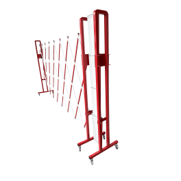 Barrière extensible en acier h 1 m x 4 m
