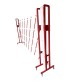 Extendable steel safety barrier
