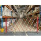 Extendable steel safety barrier